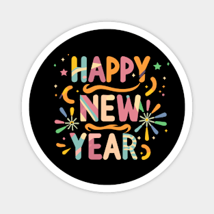 Happy New Year Magnet